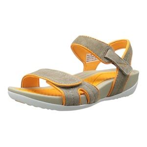 Dansko Women’s Kami Sport Sandal Mocha and Citrus.